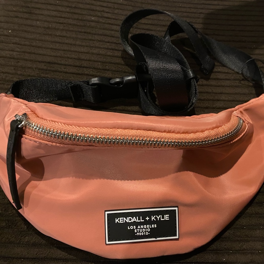 Kendall + Kylie pink Fanny pack/purse
